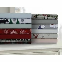 Flash Sale 🔥 3pc Heavyweight Flannel Solid Oversized Duvet Set - Tribeca Living Oatmeal 🎁