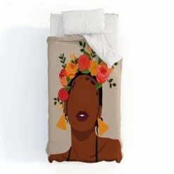 Best deal 🎁 Domonique Brown Crown Duvet Set - Deny Designs 💯 -Bedding Sets & Collections Sales Shop unnamed file 13419