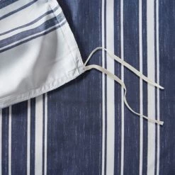 Discount 🛒 3pc Avery Striped Reversible Duvet Cover & Sham Set - Clean Spaces Navy 👍 -Bedding Sets & Collections Sales Shop unnamed file 13435