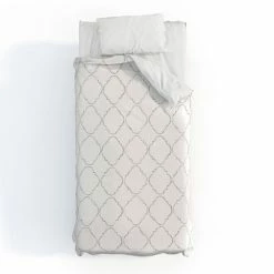 Flash Sale 🔔 Hadley Hutton Dotty Gray Duvet Cover Set White - Deny Designs 🔔 -Bedding Sets & Collections Sales Shop unnamed file 13451