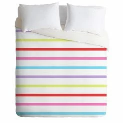 Best reviews of 🤩 Kelly Haines Pop of Color Stripes Duvet Cover Set - Deny Designs 🤩 -Bedding Sets & Collections Sales Shop unnamed file 13470