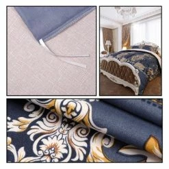 Best Pirce ⌛ 3 Pcs Double Brushed Microfiber Geometry Pattern Washable Duvet Cover Bedding Sets - PiccoCasa ✨ -Bedding Sets & Collections Sales Shop unnamed file 13481