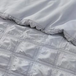 New ✔️ 3pc Parker Seersucker Duvet Cover & Sham Set - Clean Spaces White 🧨 -Bedding Sets & Collections Sales Shop unnamed file 13493