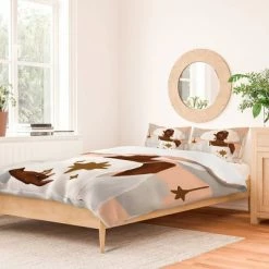 Best deal π Nawaali Illustrations Star Duvet Set - Deny Designs White π