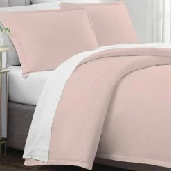 Best deal 🔥 310 Thread Count Cotton Classic Dot Duvet Set - Charisma Tan 🎁