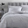 Coupon ⌛ Chloe Solid Duvet Cover Set - City Scene Gray ✨