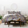 Best Pirce ⌛ Iveta Abolina Flower Power Duvet Set Blue - Deny Designs ⭐