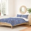 Best reviews of ✔️ Ninola Design Soft Flowers Duvet Set - Deny Designs Blue 😍