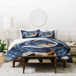 Best Pirce 💯 Laura Fedorowicz Said Softly Duvet Set - Deny Designs Blue 💯