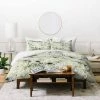 Cheap 👍 Ninola Design Ink Splatter Lime Banana Duvet Cover & Sham Set - Deny Designs 🔔