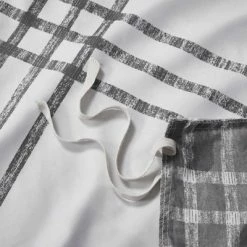 Promo 🛒 3pc Carter Plaid Reversible Duvet Cover & Sham Set - Clean Spaces White/gray 👍 -Bedding Sets & Collections Sales Shop unnamed file 13671