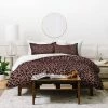 Brand new 🛒 Dash and Ash Leopard Duvet Set - Deny Designs Brown 🛒