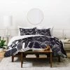 Wholesale 😀 CayenaBlanca Duo Tone Duvet Set Black - Deny Designs ✨
