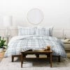 Top 10 ⭐ Little Arrow Design Co Winter Watercolor Plaid Duvet Cover Set Blue - Deny Designs 🎁