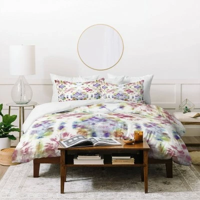 Budget 🧨 Schatzi Brown Bexeley Tie Dye Rainbow Duvet Set - Deny Designs Multicolored 🧨 1 Budget 🧨 Schatzi Brown Bexeley Tie Dye Rainbow Duvet Set - Deny Designs Multicolored 🧨