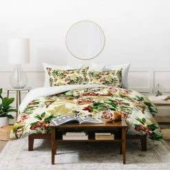 Wholesale ❤️ Marta Barragan Camarasa Baroque Flower Bouquet Duvet Set - Deny Designs 🤩