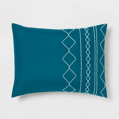 Promo ⌛ Kenton Diamond Stitch Comforter Bedding Set Dark Teal Blue - Threshold™ 🔔 4 Promo ⌛ Kenton Diamond Stitch Comforter Bedding Set Dark Teal Blue - Threshold™ 🔔 - Image 4