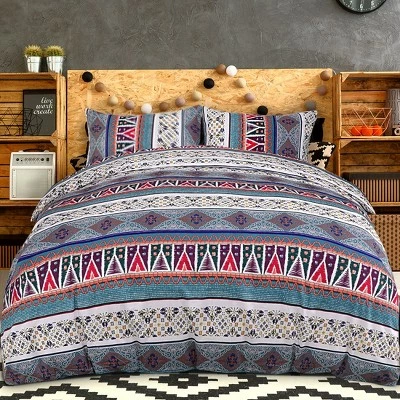 Best Pirce π 3 Pcs Microfiber Fabric Bohemian Theme Washable Duvet Cover Bedding Sets - PiccoCasa β€οΈ 2 Best Pirce π 3 Pcs Microfiber Fabric Bohemian Theme Washable Duvet Cover Bedding Sets - PiccoCasa β€οΈ - Image 2