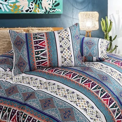 Best Pirce π 3 Pcs Microfiber Fabric Bohemian Theme Washable Duvet Cover Bedding Sets - PiccoCasa β€οΈ 4 Best Pirce π 3 Pcs Microfiber Fabric Bohemian Theme Washable Duvet Cover Bedding Sets - PiccoCasa β€οΈ - Image 4