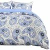 Outlet 🔔 3 Pcs Polyester Winter Paisley Pattern Washable Duvet Cover Bedding Sets - PiccoCasa 🛒