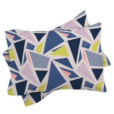 Best deal ✨ Mareike Bohmer Color BlocTriangles Duvet Set - Deny Designs Blue ⌛ 2 Best deal ✨ Mareike Bohmer Color BlocTriangles Duvet Set - Deny Designs Blue ⌛ - Image 2