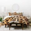 Outlet 🎉 Deny Designs Amy Sia Animal Leopard Brown Duvet Set ✨