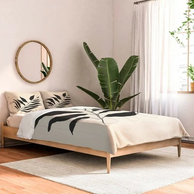 Brand new β Breezy Palm Cotton Duvet & Sham Set - Deny Designs Beige π 1 Brand new β Breezy Palm Cotton Duvet & Sham Set - Deny Designs Beige π