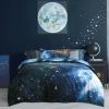 Coupon ✔️ Polyester Galaxy Sky Cosmos Night Bedding Sets - PiccoCasa ⌛