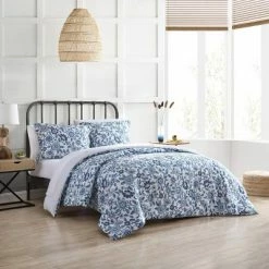 Hot Sale 🌟 Bennington Floral Duvet Cover Set - Stone Cottage Blue 🧨 -Bedding Sets & Collections Sales Shop unnamed file 14040