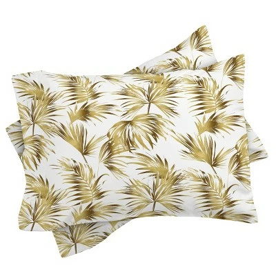 Top 10 βοΈ Queen/Full Marta Barragan Camarasa Golden Palms Duvet Set Yellow - Deny Designs π 2 Top 10 βοΈ Queen/Full Marta Barragan Camarasa Golden Palms Duvet Set Yellow - Deny Designs π - Image 2