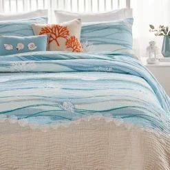 Coupon 🤩 Maui 5pc Quilt & Sham Set - Greenland Home Fashions 🔥