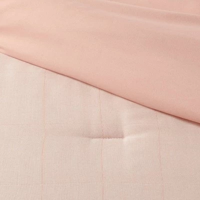 Promo ⌛ Clarion Simple Stripe Comforter Bedding Set Terracotta/Salmon Pink - Threshold™ ✨ 3 Promo ⌛ Clarion Simple Stripe Comforter Bedding Set Terracotta/Salmon Pink - Threshold™ ✨ - Image 3