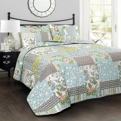 Top 10 🤩 Lush Decor Blue Roesser Quilt Set - Lush Décor 🎁 4 Top 10 🤩 Lush Decor Blue Roesser Quilt Set - Lush Décor 🎁 - Image 4