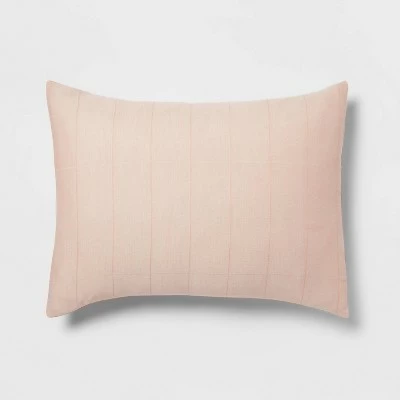 Promo ⌛ Clarion Simple Stripe Comforter Bedding Set Terracotta/Salmon Pink - Threshold™ ✨ 6 Promo ⌛ Clarion Simple Stripe Comforter Bedding Set Terracotta/Salmon Pink - Threshold™ ✨ - Image 6