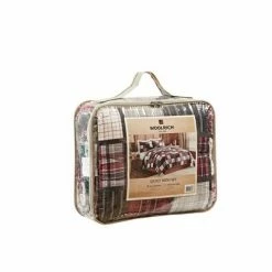 Buy 🔔 Woolrich Tulsa Oversized Plaid Print Cotton Quilt Set Red/gray ❤️ -Bedding Sets & Collections Sales Shop unnamed file 14170