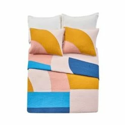 Top 10 🎉 Modshapes Quilt Set - Ampersand for Makers Collective Dark Pink 👏 -Bedding Sets & Collections Sales Shop unnamed file 14204