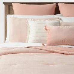Promo ⌛ Clarion Simple Stripe Comforter Bedding Set Terracotta/Salmon Pink - Threshold™ ✨ 19 Promo ⌛ Clarion Simple Stripe Comforter Bedding Set Terracotta/Salmon Pink - Threshold™ ✨ -Bedding Sets & Collections Sales Shop unnamed file 1421