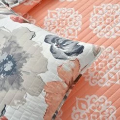 Best Pirce ⌛ Lush Decor 3pc Leah Quilt Set - Lush Décor Red/orange 🛒 -Bedding Sets & Collections Sales Shop unnamed file 14230