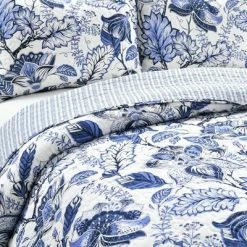 Hot Sale 👍 Lush Decor Lush Décor Cynthia Jacobean Quilt & Sham Set Blue ✔️ -Bedding Sets & Collections Sales Shop unnamed file 14245
