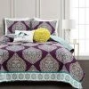 Best deal 🤩 Lush Decor 5pc Harley Quilt Set - Lush Décor Purple/turquoise 💯