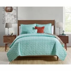 Best deal 🎉 Yara Quilt Set - VCNY Turquoise Blue 🌟