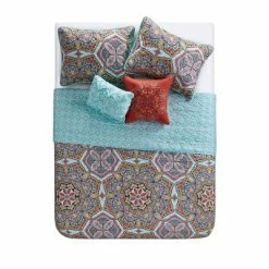 Best deal 🎉 Yara Quilt Set - VCNY Turquoise Blue 🌟 -Bedding Sets & Collections Sales Shop unnamed file 14284