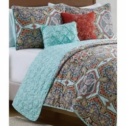 Best deal 🎉 Yara Quilt Set - VCNY Turquoise Blue 🌟 -Bedding Sets & Collections Sales Shop unnamed file 14290