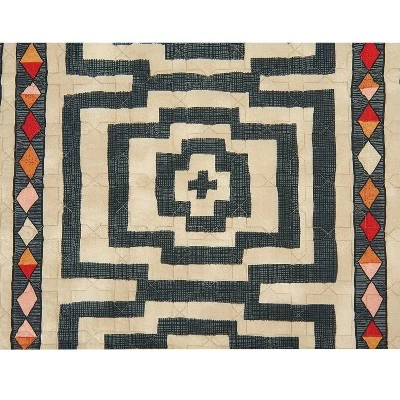 Cheap ✨ Jungalow By Justina Blakeney Hypnotic Global Quilt & Sham Set - Justina Blakeney for Makers Collective Black ✔️ 2 Cheap ✨ Jungalow By Justina Blakeney Hypnotic Global Quilt & Sham Set - Justina Blakeney for Makers Collective Black ✔️ - Image 2