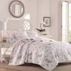 Coupon 🤩 Pink Breezy Floral Quilt Set - Laura Ashley ❤️