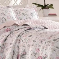 Coupon 🤩 Pink Breezy Floral Quilt Set - Laura Ashley ❤️ 11 Coupon 🤩 Pink Breezy Floral Quilt Set - Laura Ashley ❤️ -Bedding Sets & Collections Sales Shop unnamed file 14373