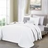 Outlet 😍 Great Bay Home Alicia Collection Channel Stitch Quilt Set Full / Queen White 🛒