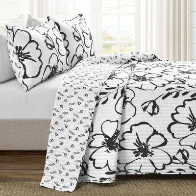 Cheap 👏 Lush Decor Scandinavian Floral Quilt Set - Lush Décor Navy 🛒 1 Cheap 👏 Lush Decor Scandinavian Floral Quilt Set - Lush Décor Navy 🛒