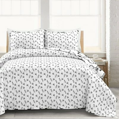 Cheap 👏 Lush Decor Scandinavian Floral Quilt Set - Lush Décor Navy 🛒 2 Cheap 👏 Lush Decor Scandinavian Floral Quilt Set - Lush Décor Navy 🛒 - Image 2
