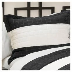 Discount 🔔 Lush Decor Stripe 3 Piece Quilt Set - Lush Décor Navy/white 🔔